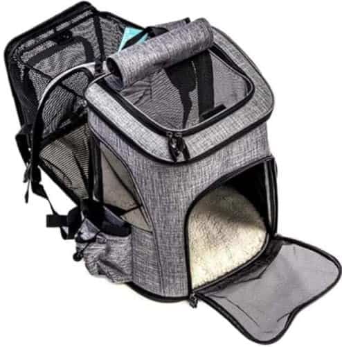 Transportín Grande Dos Gatos Con Ruedas