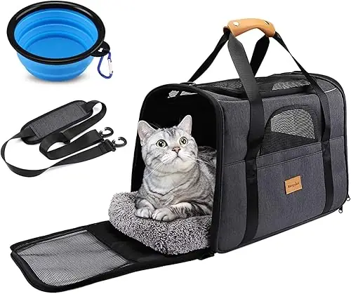 morpilot Transportín de Tela Transpirable para Gatos