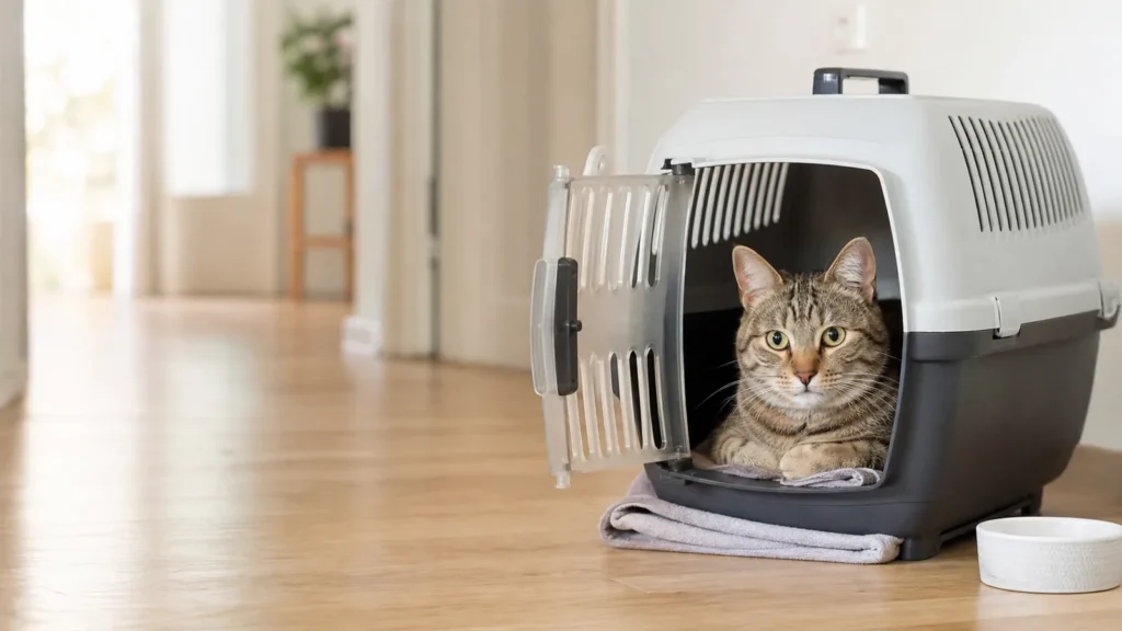 Cuánto tiempo puede estar un gato en un transportín de forma segura